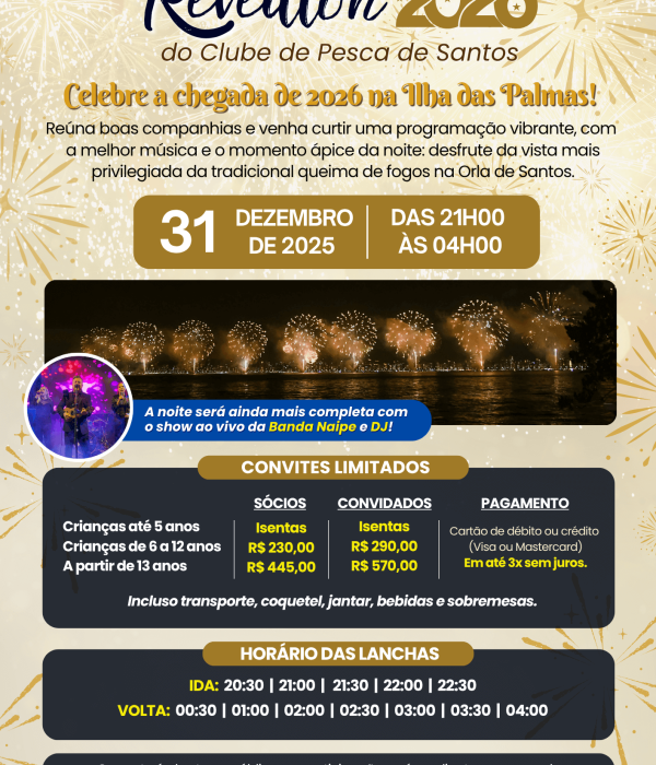 Réveillon 2025 - ESGOTADO