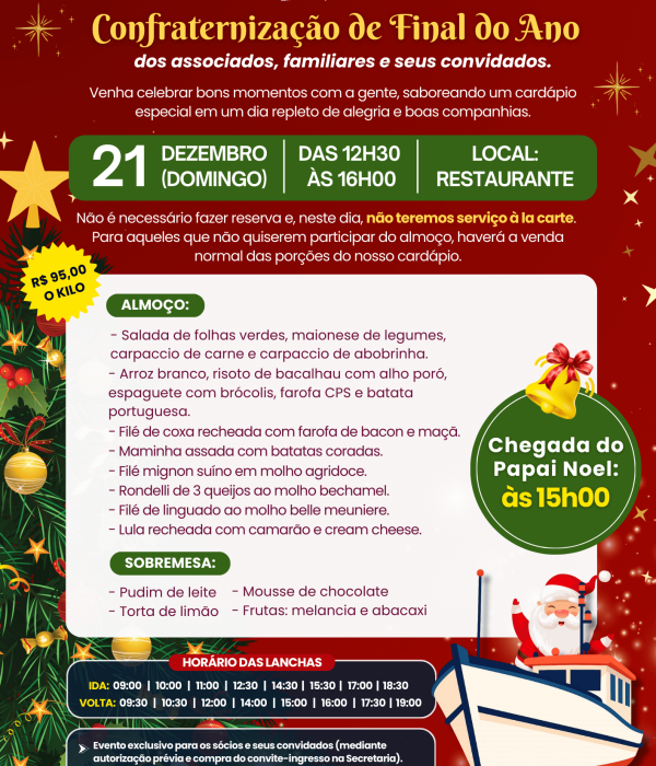 confraternizacao de fim de ano 2025